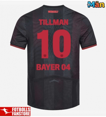 Bayer Leverkusen Malik Tillman #10 Hemmatröja 2025-26 Kortärmad
